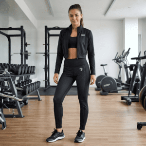 PMX Sports Carbon Flux Compression Set | Best GYM & Yoga Wear for Women