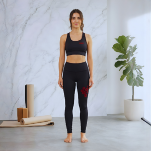 PMX Crimson Bloom Set | Best GYM & Yoga Set for Women